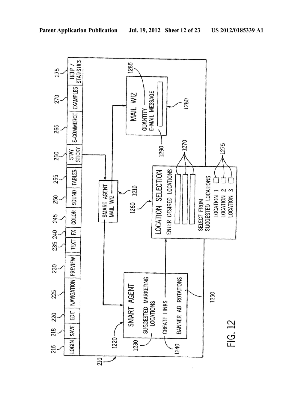 METHOD FOR DEVELOPING ELECTRONIC DOCUMENTS PROVIDING E-COMMERCE TOOLS - diagram, schematic, and image 13