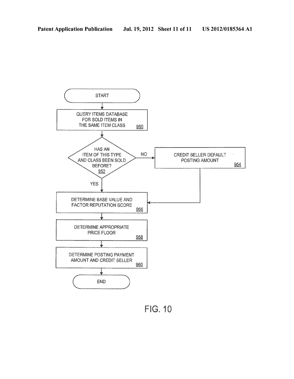 SYSTEM TO DETERMINE POSTING PAYMENT AMOUNT BASED ON SPECIFIC TYPE OF ITEM - diagram, schematic, and image 12