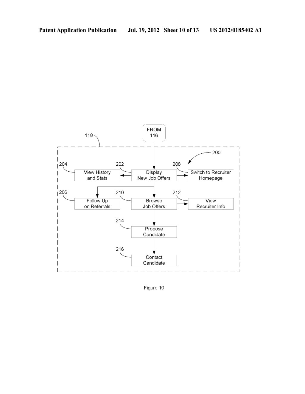 ONLINE RECRUITMENT SYSTEM AND METHOD - diagram, schematic, and image 11