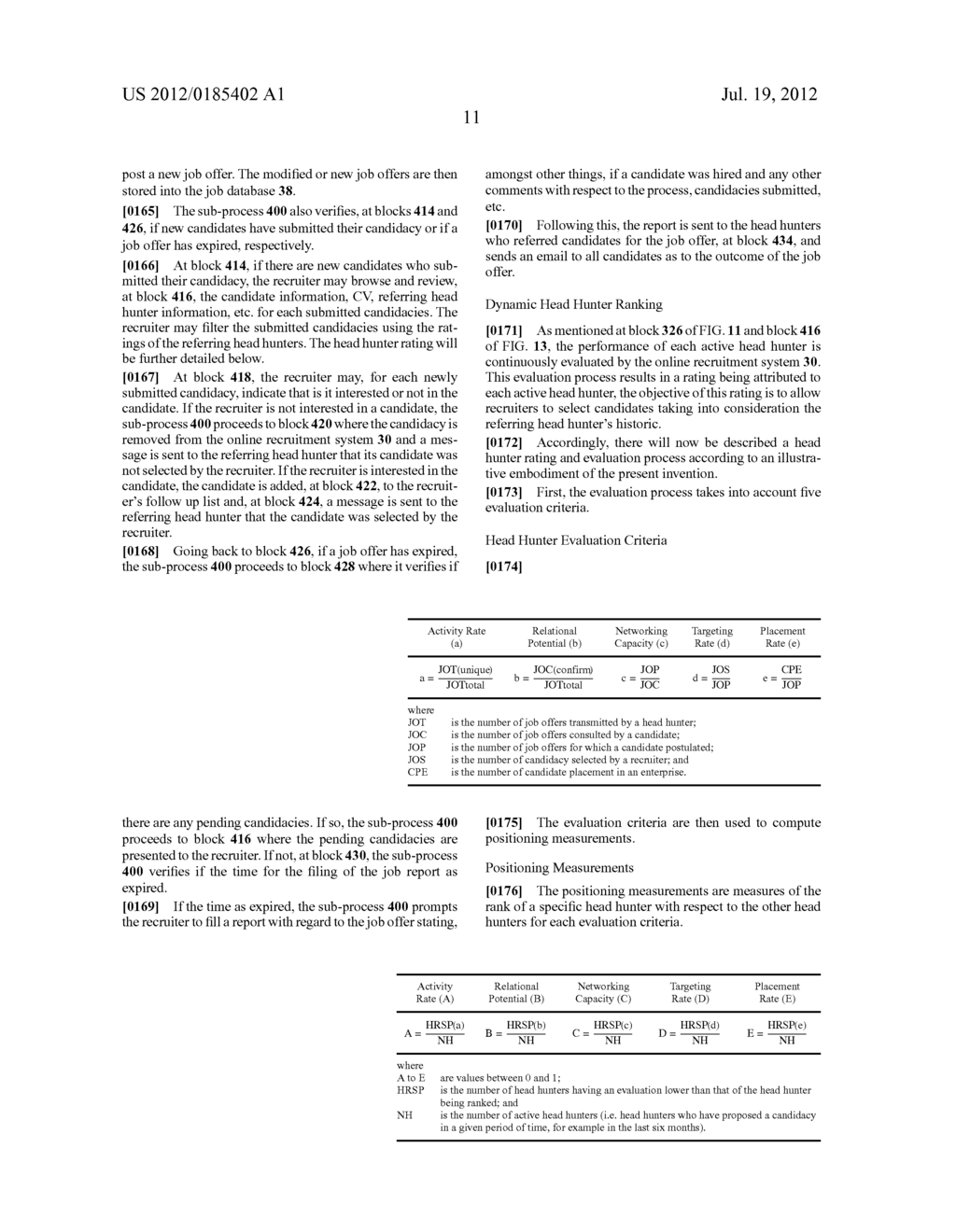 ONLINE RECRUITMENT SYSTEM AND METHOD - diagram, schematic, and image 25