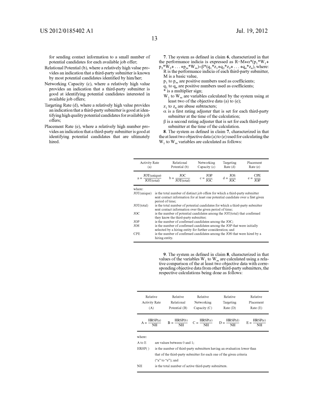 ONLINE RECRUITMENT SYSTEM AND METHOD - diagram, schematic, and image 27