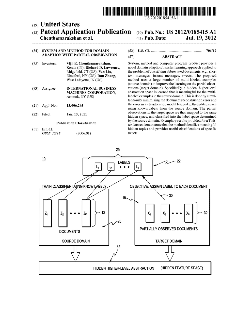 SYSTEM AND METHOD FOR DOMAIN ADAPTION WITH PARTIAL OBSERVATION - diagram, schematic, and image 01