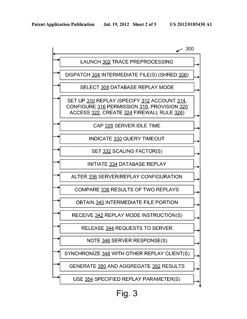 Scalable Database Workload Replay with Mode Selections - diagram, schematic, and image 03