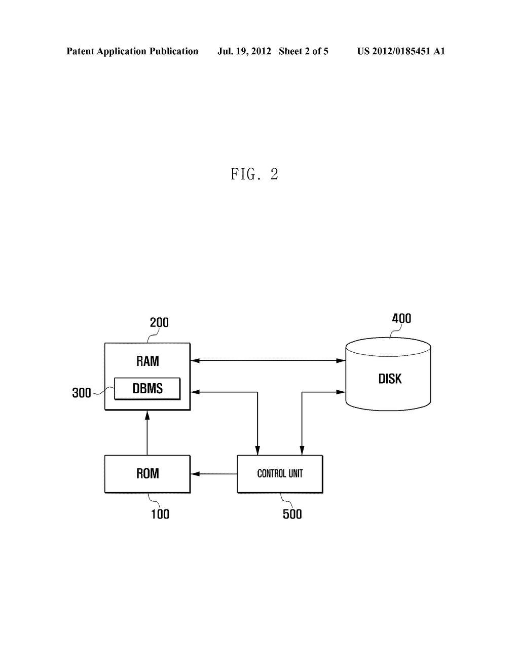 DATA PROCESSING METHOD AND SYSTEM FOR DATABASE MANAGEMENT SYSTEM - diagram, schematic, and image 03