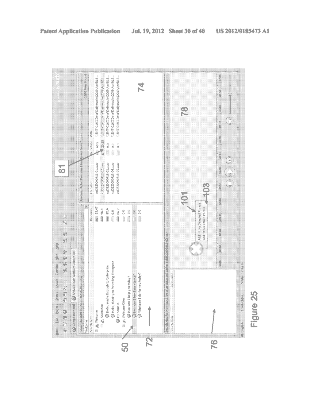 USER INTERFACE FOR USE IN NON-DETERMINISTIC SEARCHING - diagram, schematic, and image 31