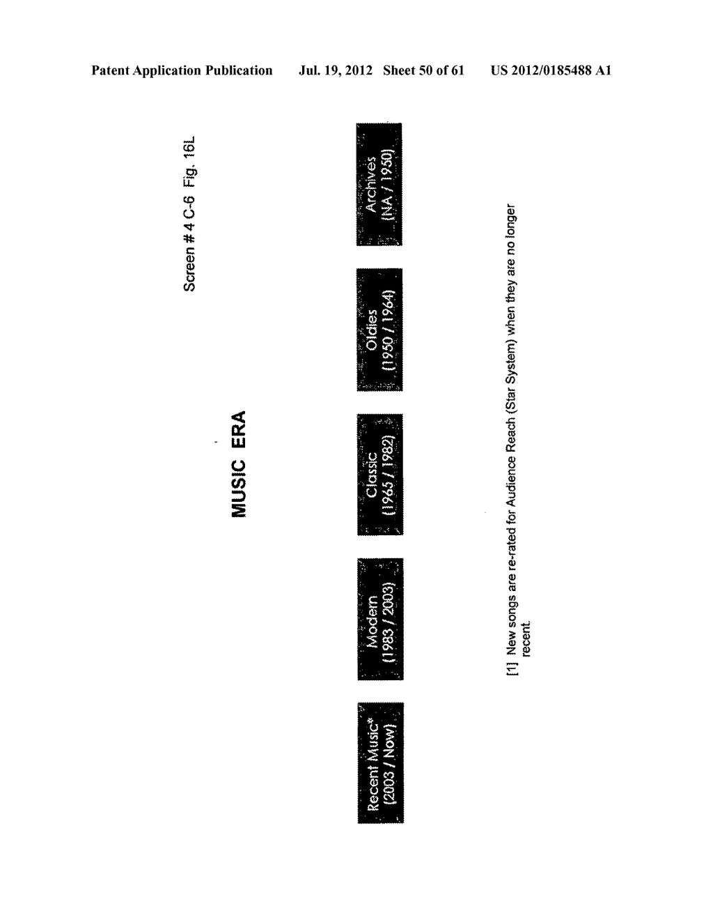 METHOD AND APPARATUS FOR GENERATING AND UPDATING A PRE-CATEGORIZED SONG     DATABASE FROM WHICH CONSUMERS MAY SELECT AND THEN DOWNLOAD DESIRED     PLAYLISTS - diagram, schematic, and image 51