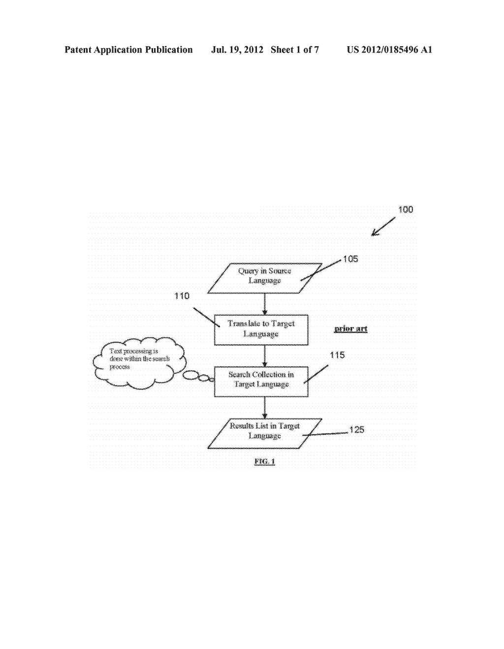 METHOD OF AND A SYSTEM FOR RETRIEVING INFORMATION - diagram, schematic, and image 02