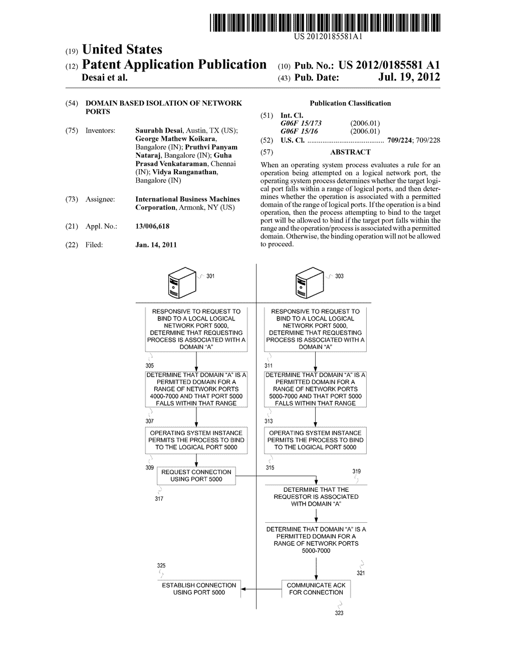 DOMAIN BASED ISOLATION OF NETWORK PORTS - diagram, schematic, and image 01