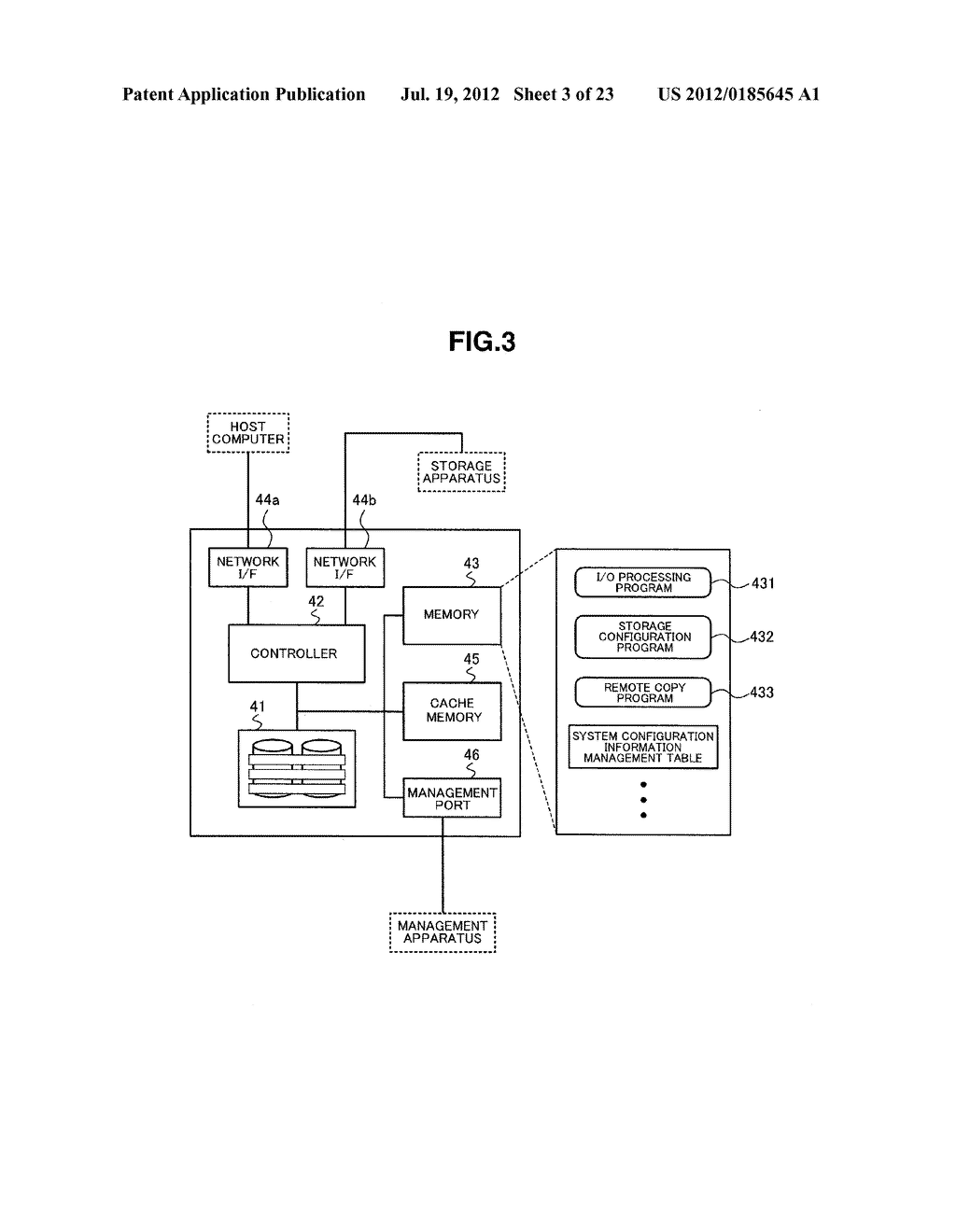 STORAGE SYSTEM AND MANAGEMENT METHOD THEREOF - diagram, schematic, and image 04