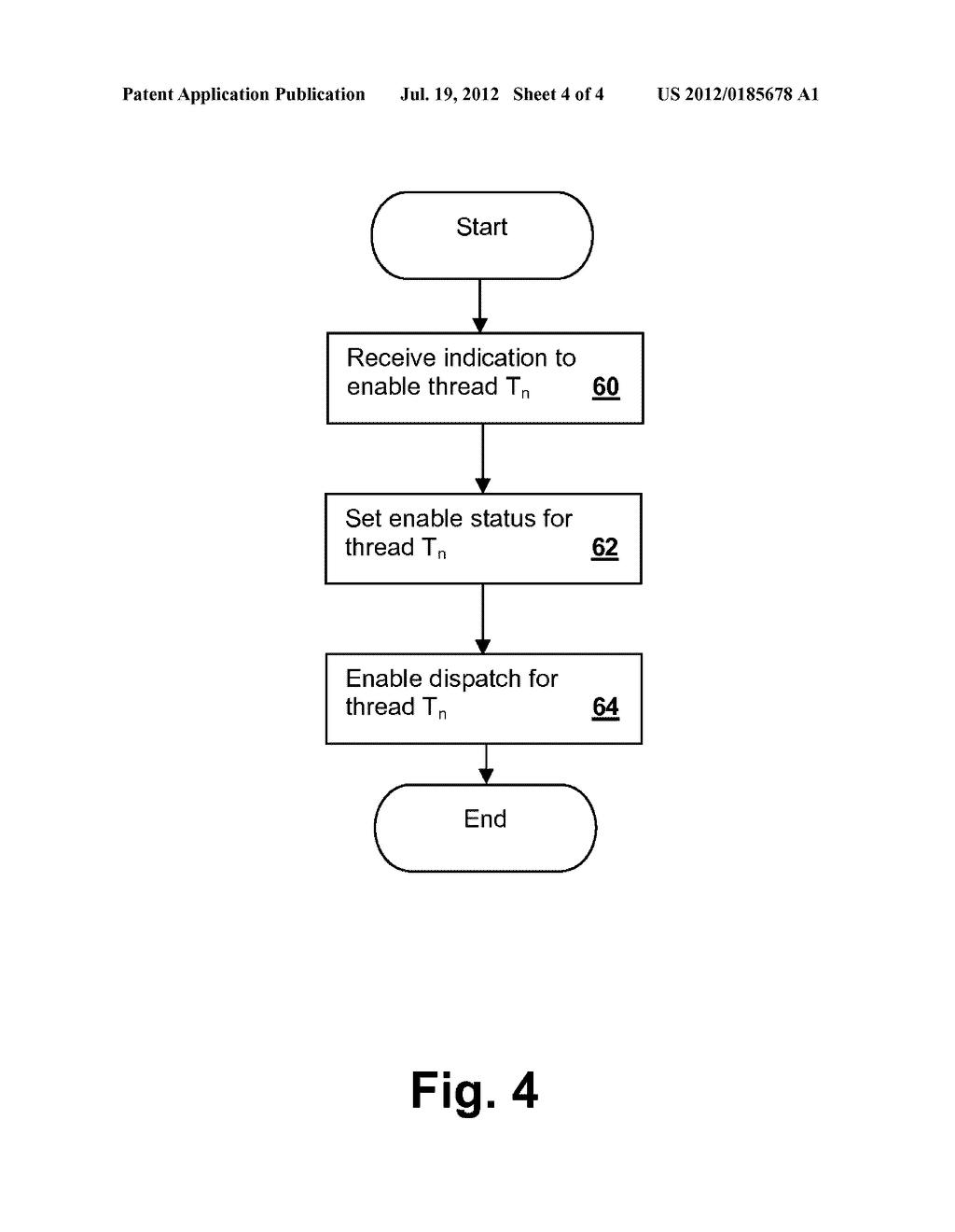 HARDWARE THREAD DISABLE WITH STATUS INDICATING SAFE SHARED RESOURCE     CONDITION - diagram, schematic, and image 05