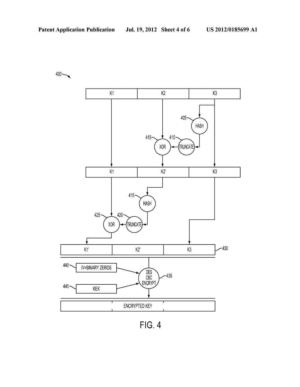 SPACE-EFFICIENT ENCRYPTION WITH MULTI-BLOCK BINDING - diagram, schematic, and image 05