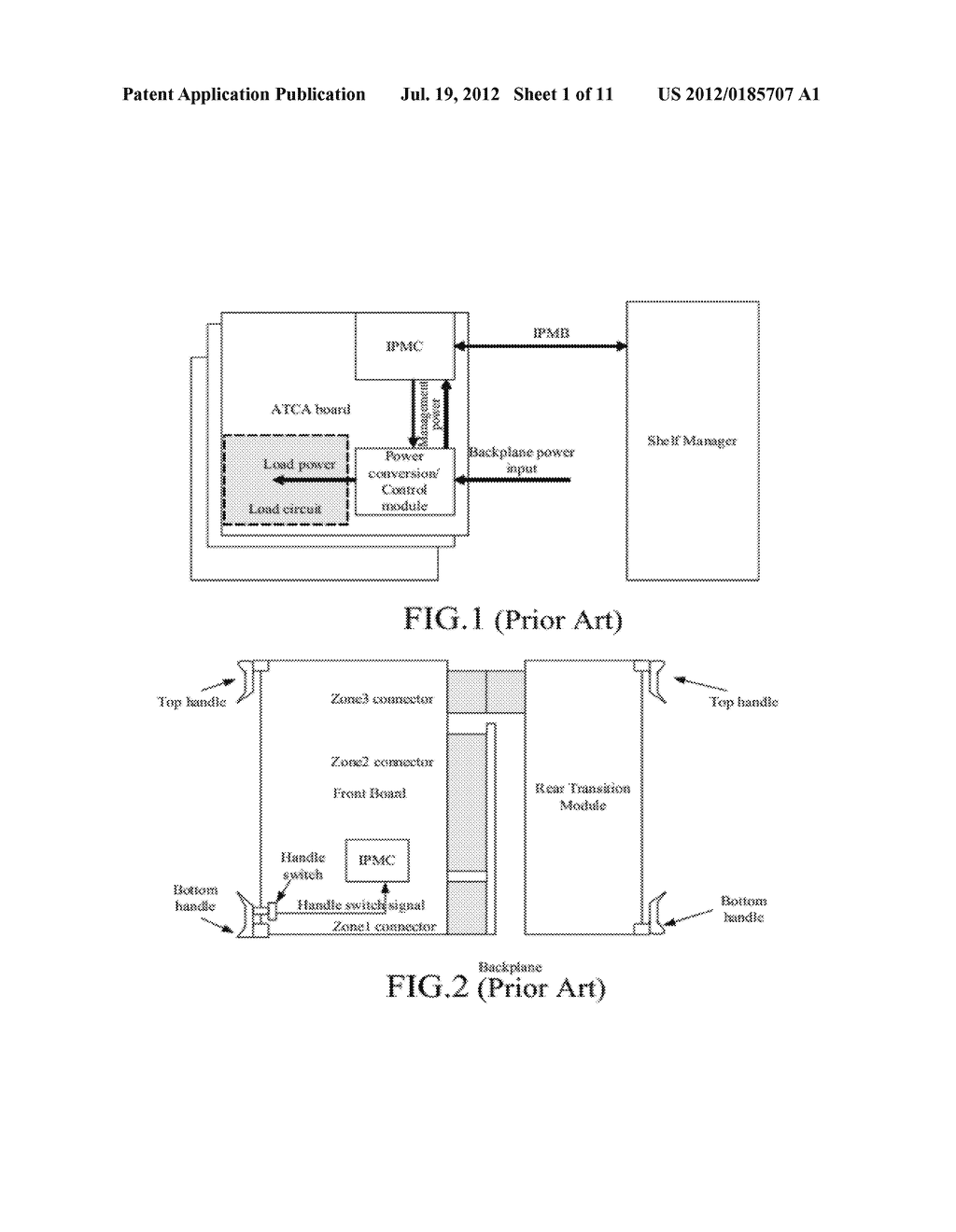 METHOD AND DEVICE FOR POWER MANAGEMENT AND CONTROL OF ADVANCED TELECOM     COMPUTING ARCHITECTURE SYSTEM - diagram, schematic, and image 02