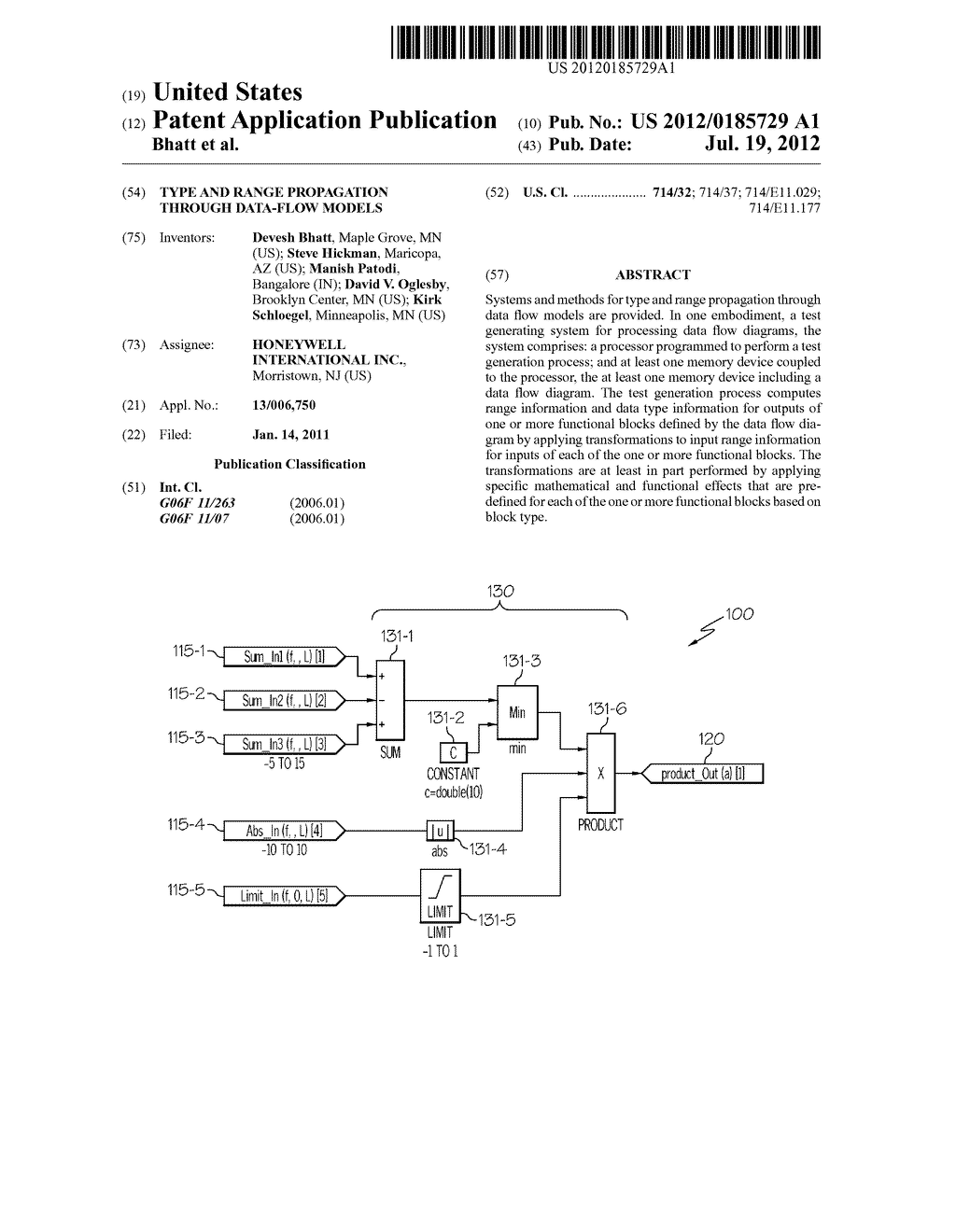 TYPE AND RANGE PROPAGATION THROUGH DATA-FLOW MODELS - diagram, schematic, and image 01