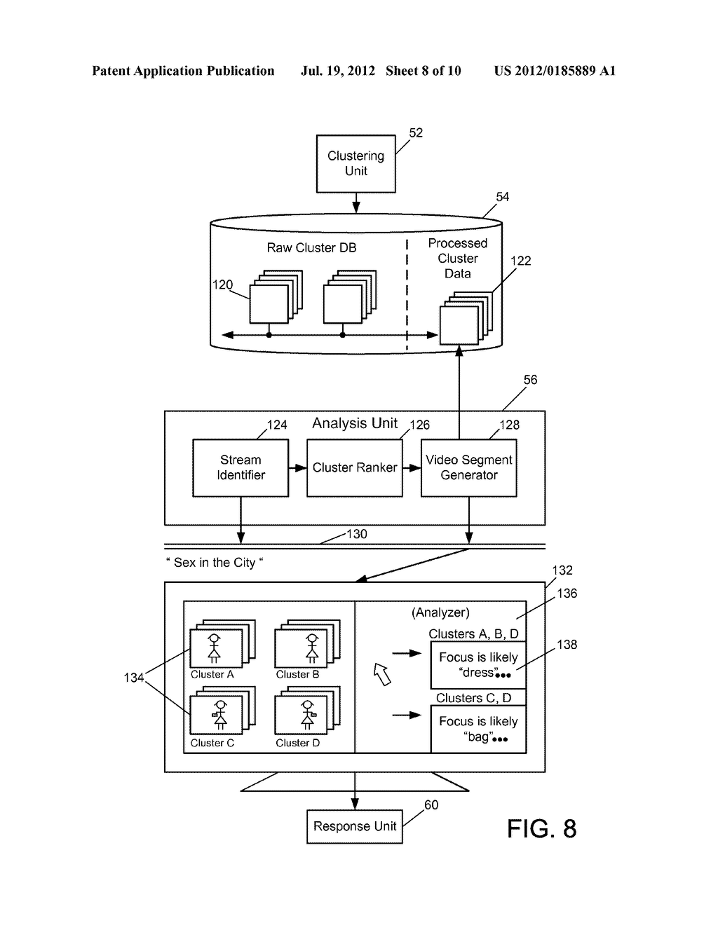 POST PROCESSING VIDEO TO IDENTIFY INTERESTS BASED ON CLUSTERED USER     INTERACTIONS - diagram, schematic, and image 09