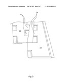 DISMOUNTABLE STRETCHER TO BE USED DURING SALVAGE OPERATIONS IN IMPASSABLE     ZONES diagram and image