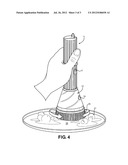 Electric Pan Scrubber Device diagram and image