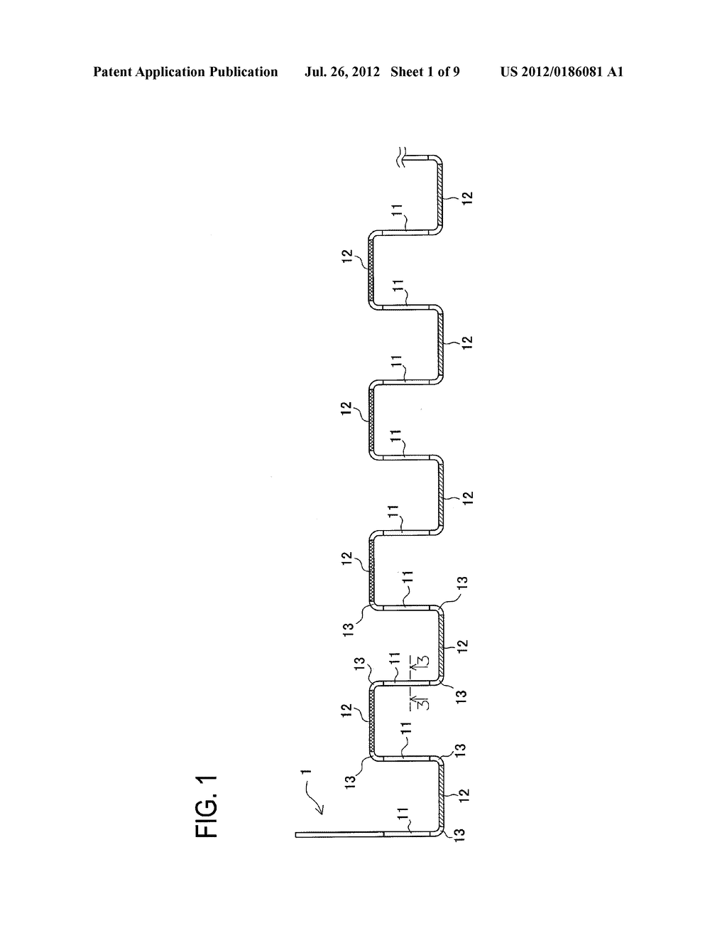 METHOD OF FORMING FLAT CONDUCTOR WIRE FOR USE IN CAGE-SHAPED DISTRIBUTED     WINDING COIL AND FORMING APPARATUS OF THE WIRE - diagram, schematic, and image 02