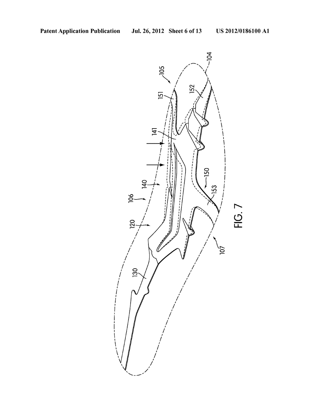 Article Of Footwear With Heel Cushioning System - diagram, schematic, and image 07