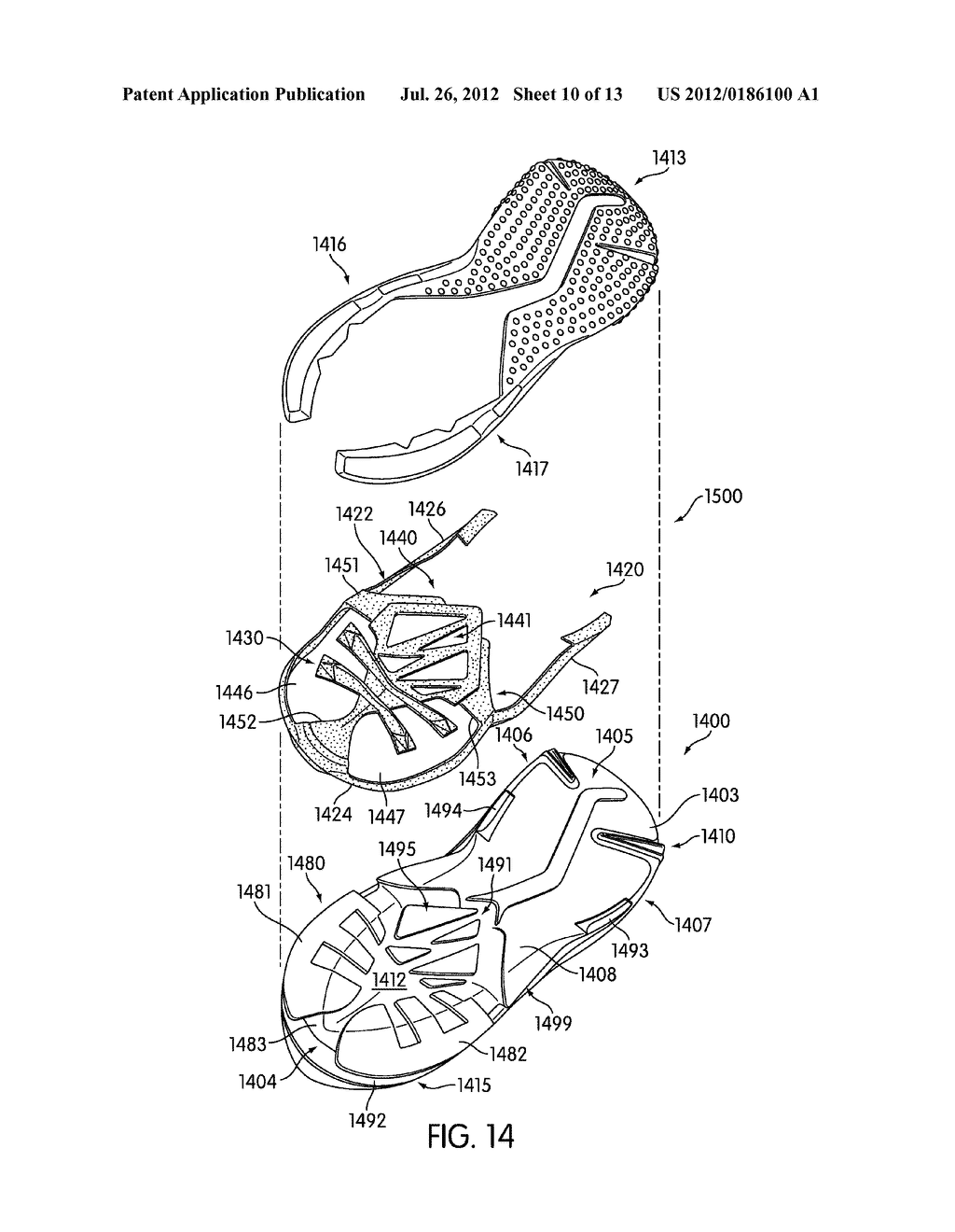 Article Of Footwear With Heel Cushioning System - diagram, schematic, and image 11