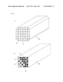 HONEYCOMB FILTER FOR PURIFYING EXHAUST GASES, ADHESIVE, COATING MATERIAL,     AND MANUFACTURING METHOD OF HONEYCOMB FILTER FOR PURIFYING EXHAUST GASES diagram and image