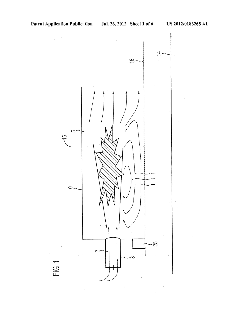 Stabilizing the flame of a burner - diagram, schematic, and image 02