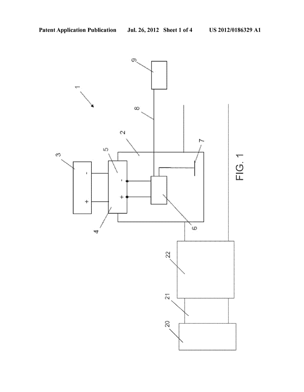 PARTICLE SENSOR, EXHAUST SYSTEM AND METHOD FOR DETERMINING PARTICLES IN     THE EXHAUST GAS - diagram, schematic, and image 02