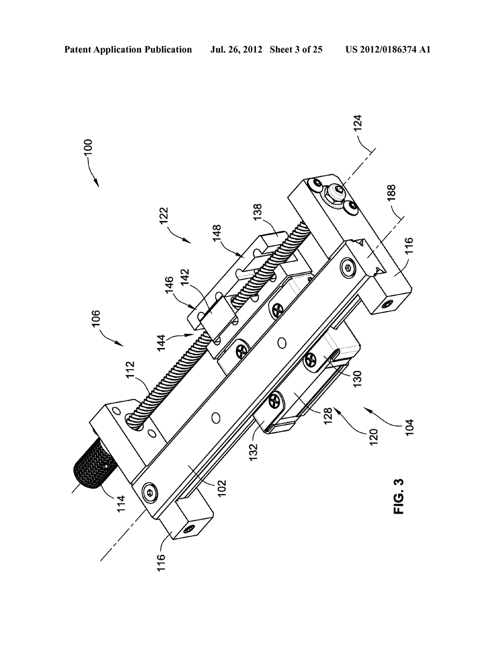 LINEAR SLIDE HAVING INTEGRAL CARRIAGE AND NUT ASSEMBLY - diagram, schematic, and image 04