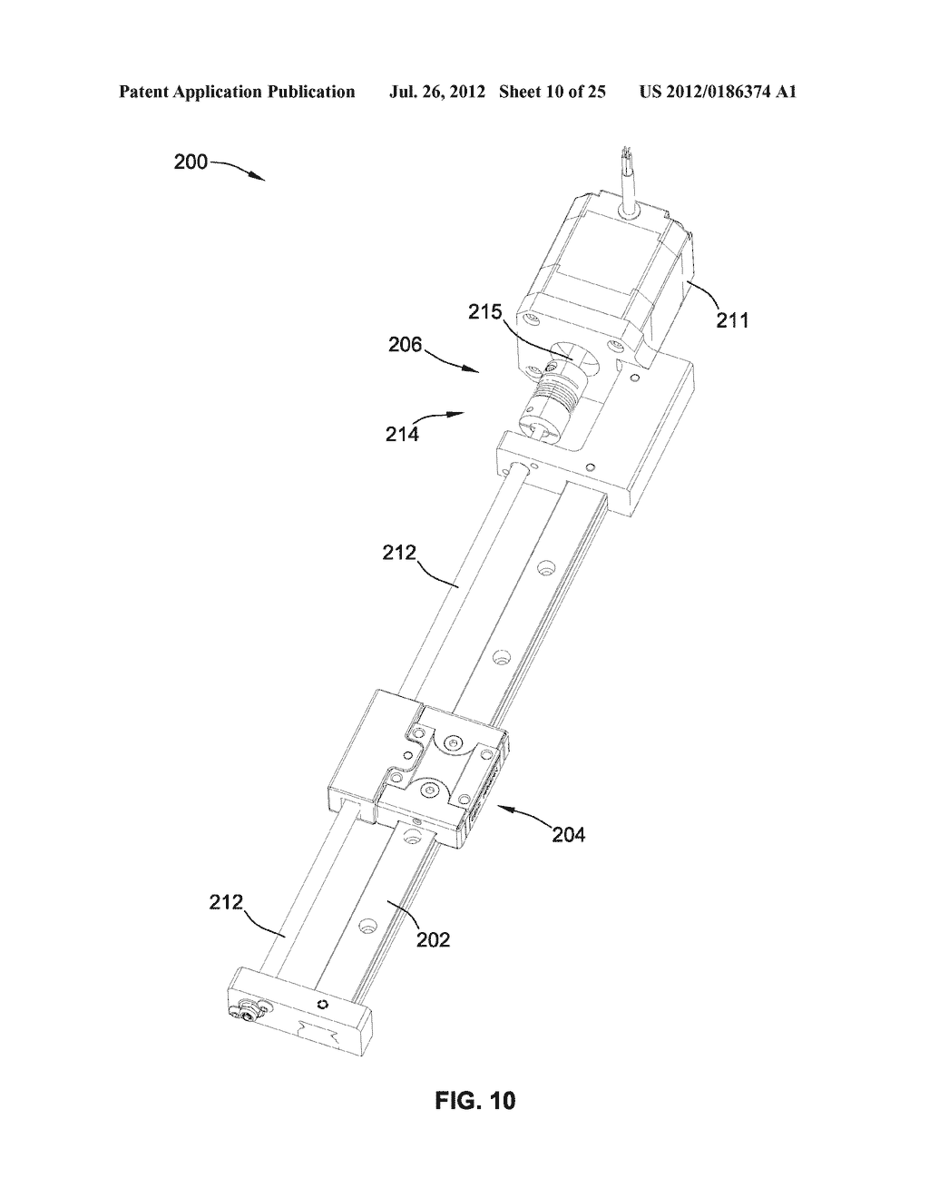 LINEAR SLIDE HAVING INTEGRAL CARRIAGE AND NUT ASSEMBLY - diagram, schematic, and image 11