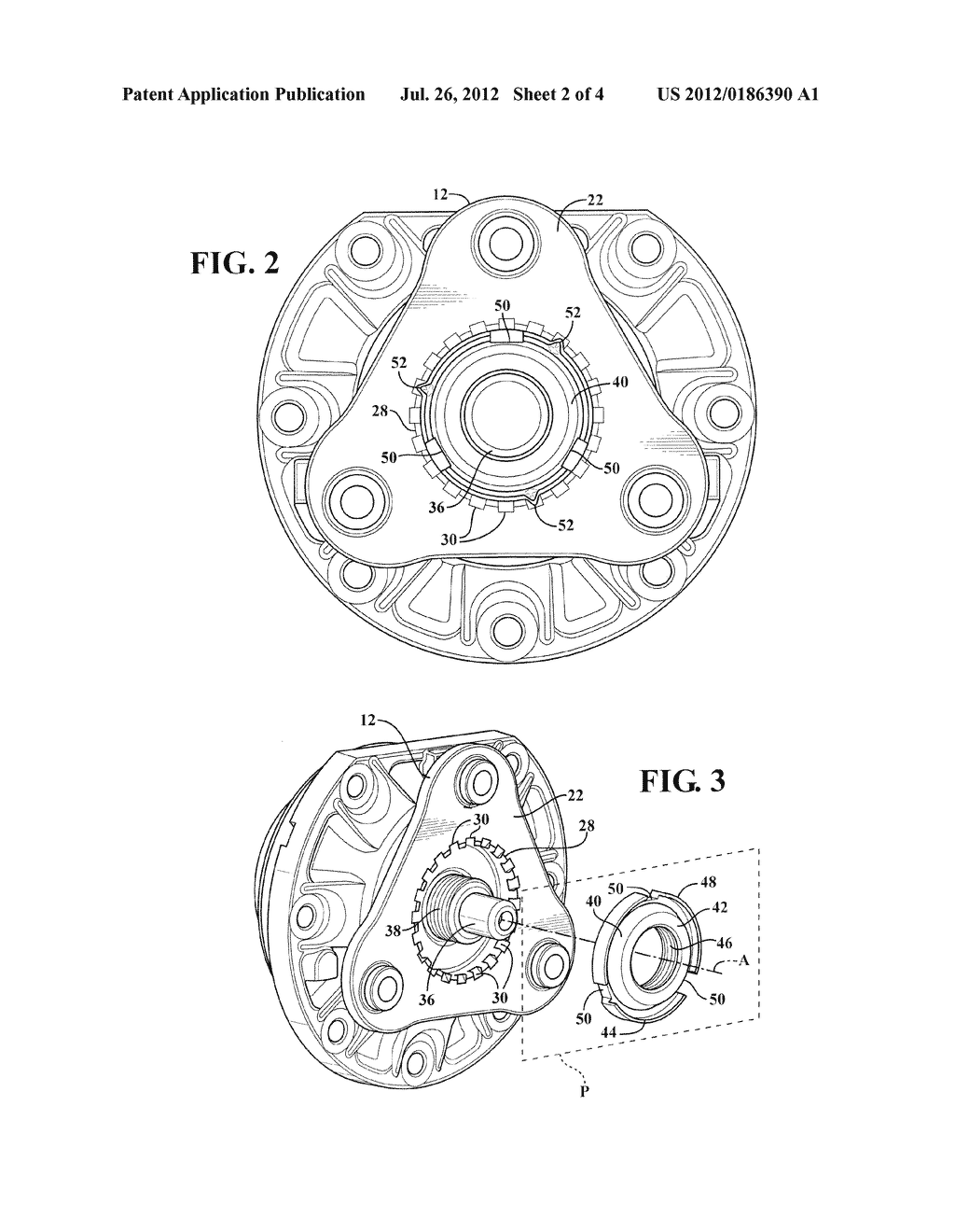 Staked Nut And Flange For Gear Support - diagram, schematic, and image 03