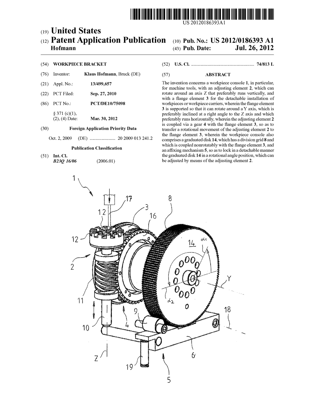 WORKPIECE BRACKET - diagram, schematic, and image 01