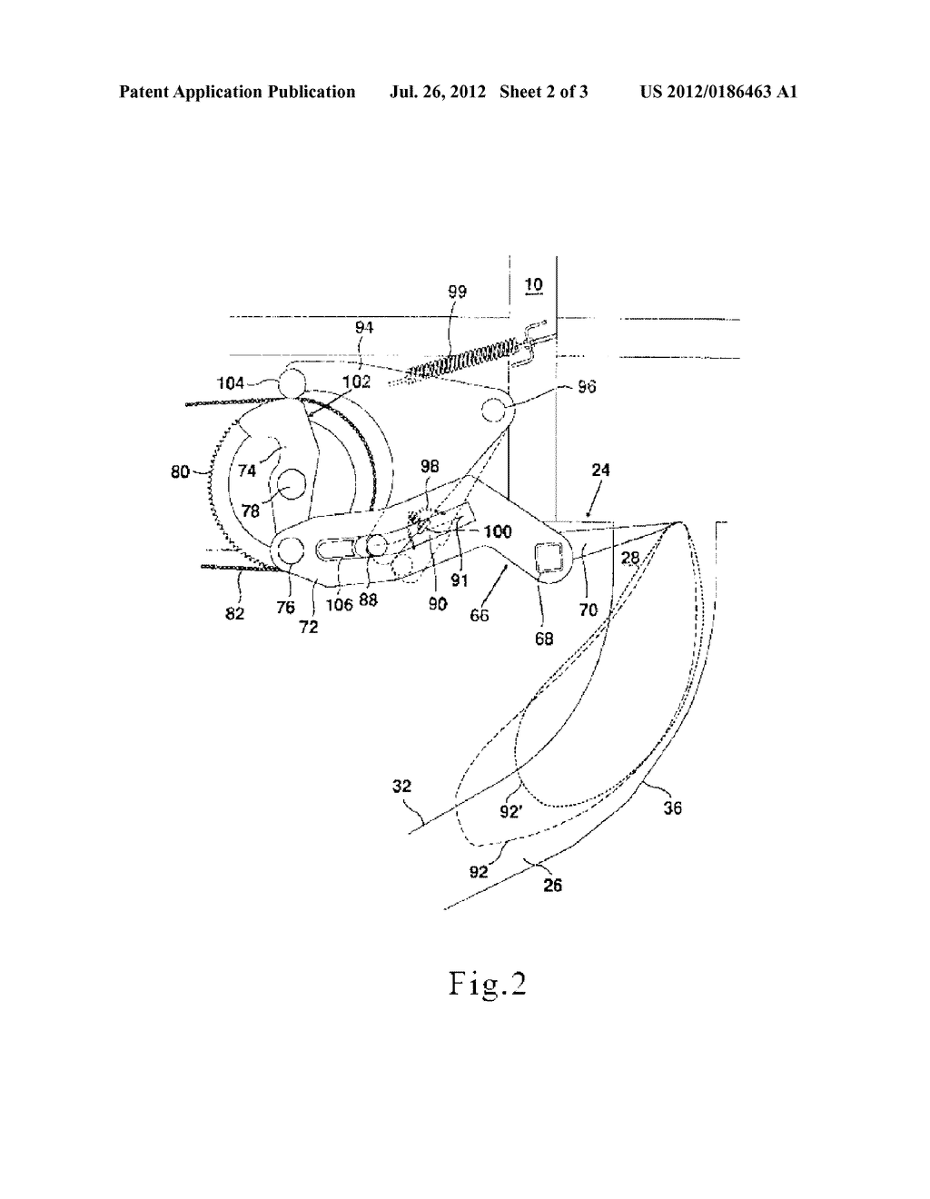 Method for Clearing a Blockage in the Intake Duct of a Square Baler - diagram, schematic, and image 03