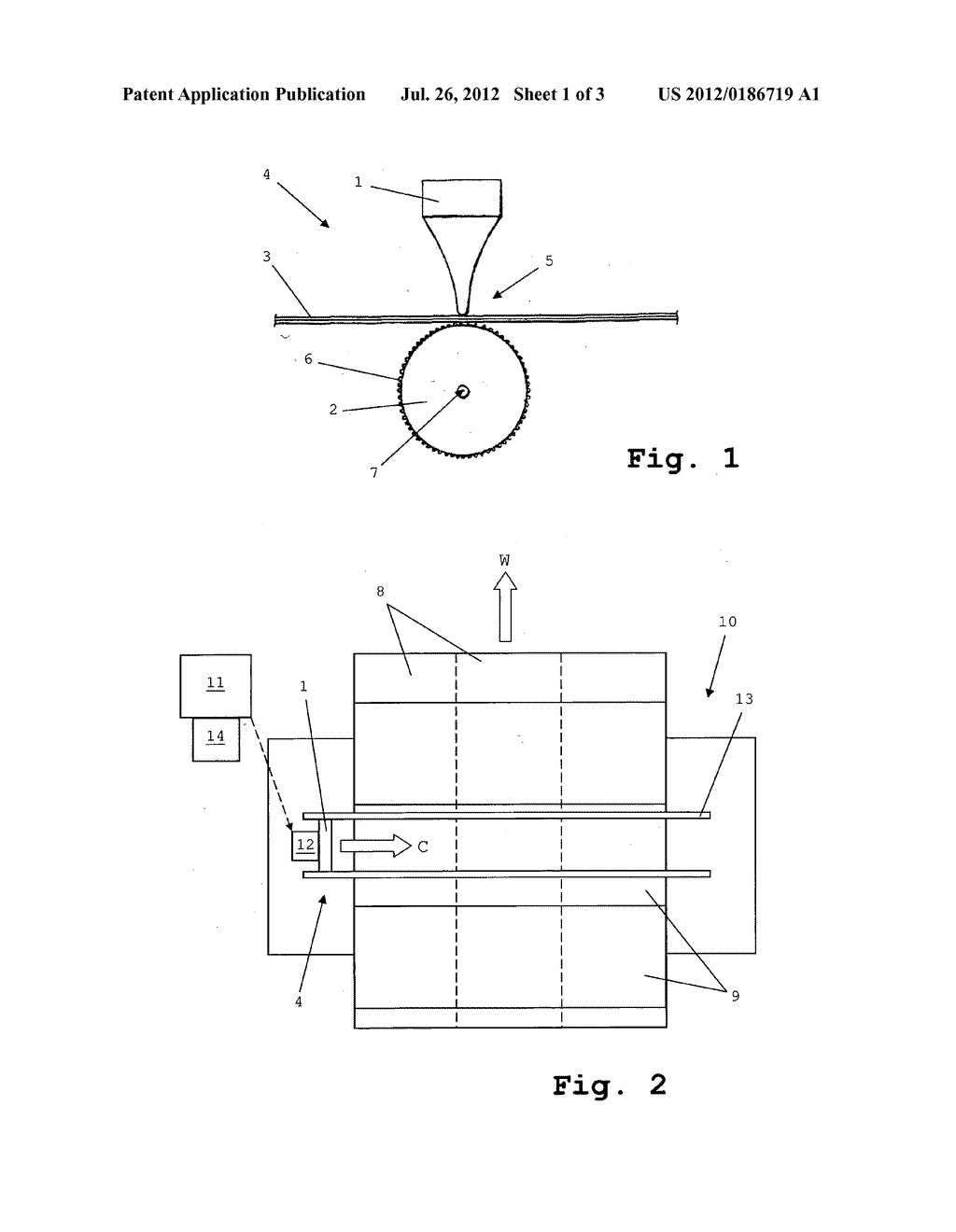 Method For Performing An Ultrasonic Welding Process On At Least One Web - diagram, schematic, and image 02