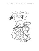 Coreless roll of web material, machine and method for its production diagram and image