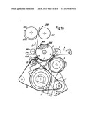 Coreless roll of web material, machine and method for its production diagram and image