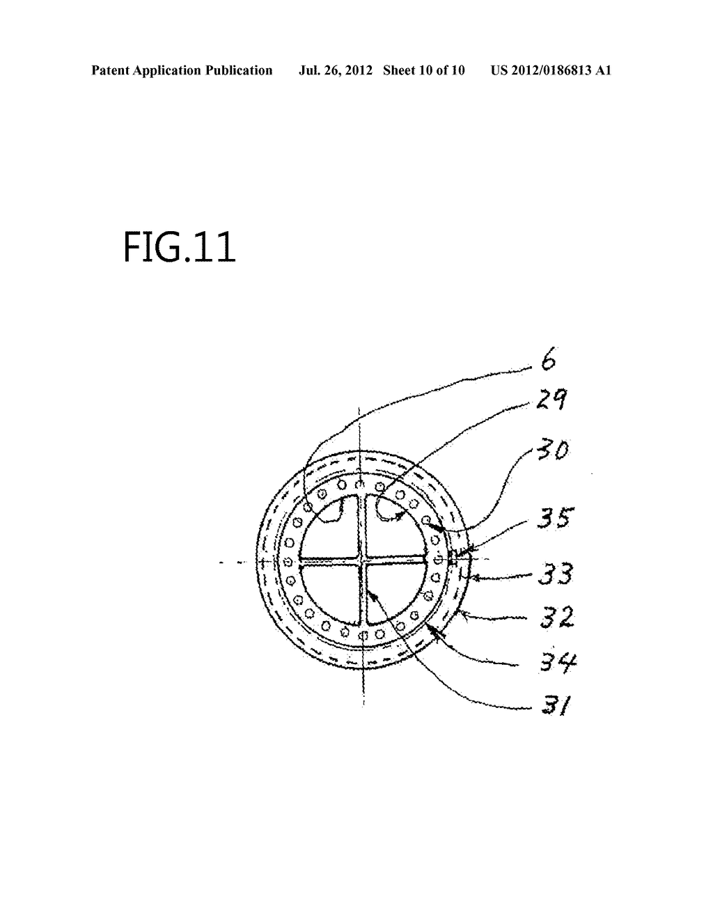 METHOD FOR BLOCKING OUTFLOW OF PETROLEUM OR THE LIKE DUE TO DAMAGE TO     SUBSEA PETROLEUM WELL STELL PIPE OR THE LIKE - diagram, schematic, and image 11