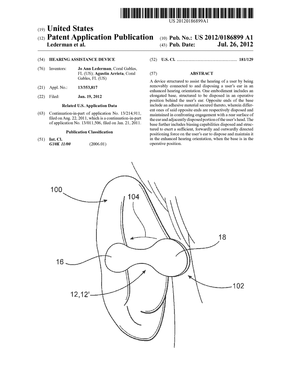 HEARING ASSISTANCE DEVICE - diagram, schematic, and image 01