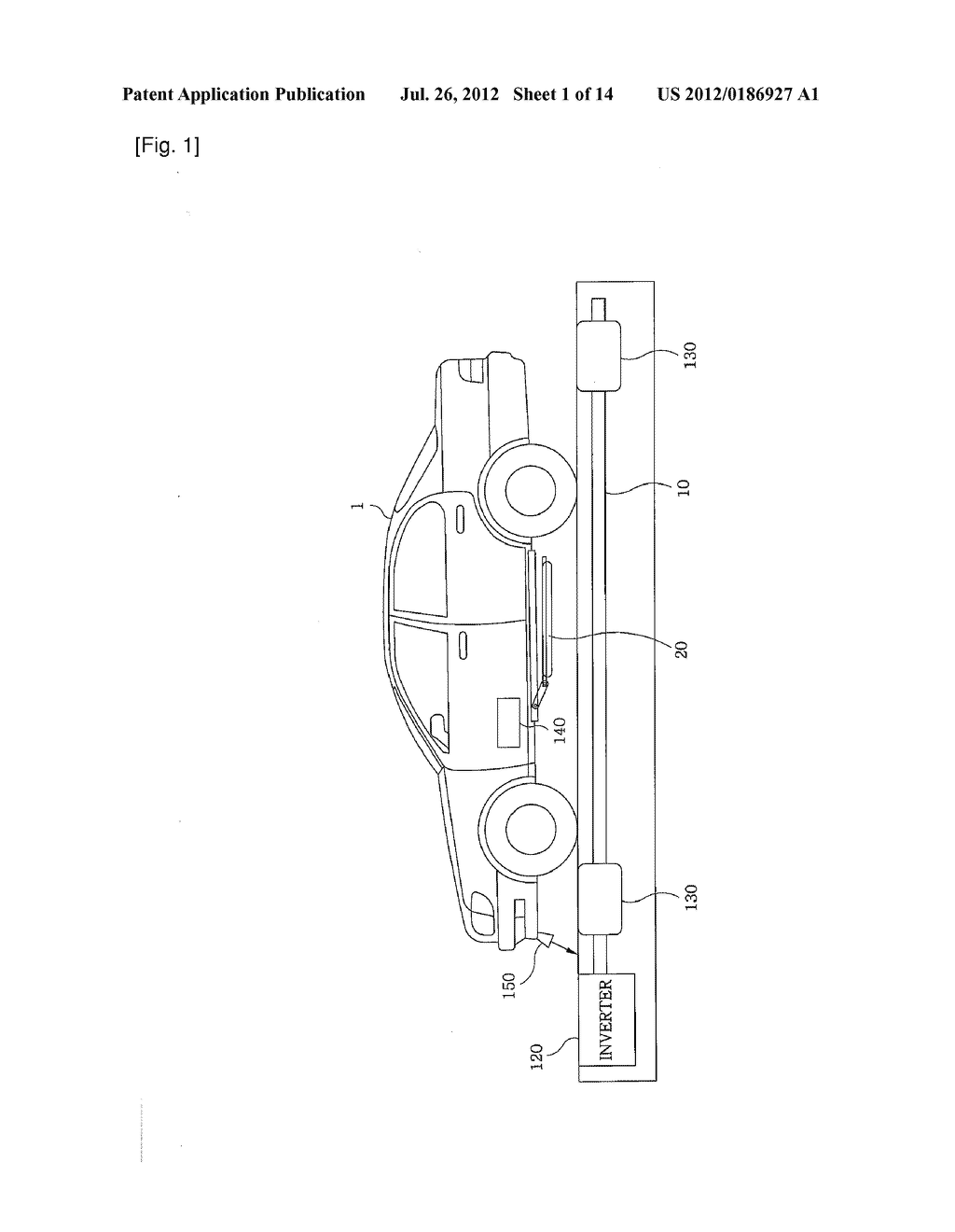 Power Supply Device, Power Acquisition Device and Safety System for     Electromagnetic Induction-Powered Electric Vehicle - diagram, schematic, and image 02