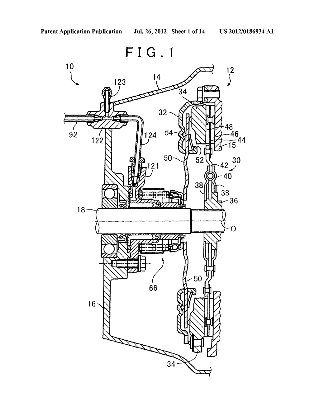 VEHICLE HYDRAULIC CLUTCH APPARATUS - diagram, schematic, and image 02
