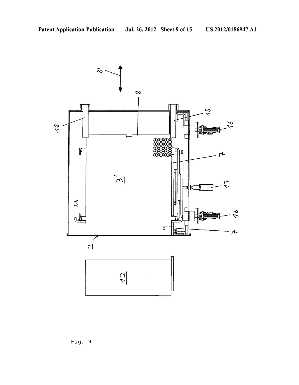 Device For Loading and Unloading A Freeze Drying System - diagram, schematic, and image 10