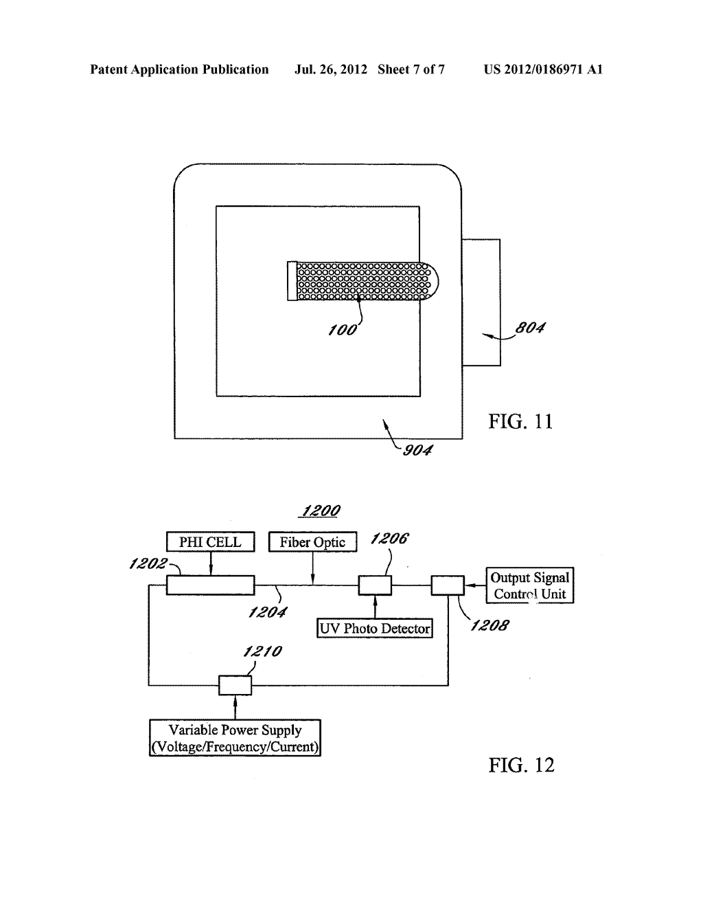 DEVICE, SYSTEM, AND METHOD FOR AN ADVANCED OXIDATION PROCESS USING     PHOTOHYDROIONIZATION - diagram, schematic, and image 08