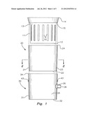 On-site concrete truck washout filter and treatment apparatus diagram and image