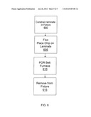 FIXTURE TO CONSTRAIN LAMINATE AND METHOD OF ASSEMBLY diagram and image