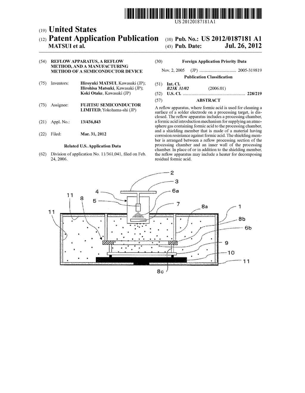 REFLOW APPARATUS, A REFLOW METHOD, AND A MANUFACTURING METHOD OF A     SEMICONDUCTOR DEVICE - diagram, schematic, and image 01