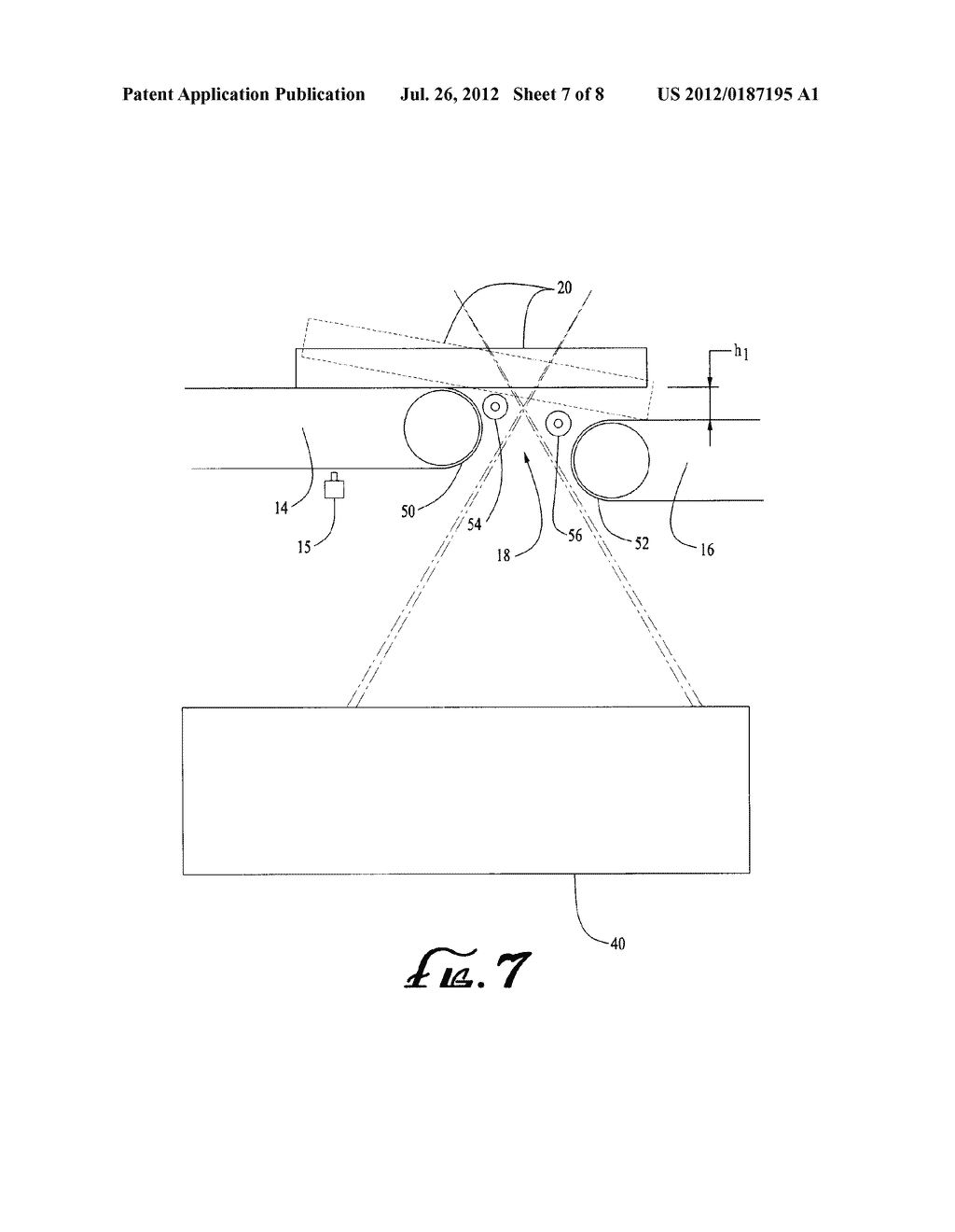 SYSTEMS AND METHODS FOR READING ENCODED DATA THROUGH GAPS BETWEEN     CONVEYORS IN AN AUTOMATED CHECKOUT SYSTEM - diagram, schematic, and image 08