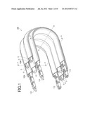 ARTICULATED CABLE PROTECTION AND GUIDE DEVICE diagram and image