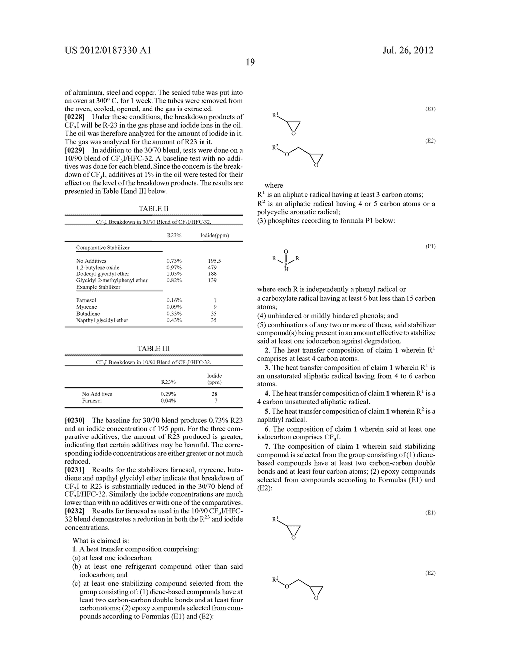 STABILIZED IODOCARBON COMPOSITIONS - diagram, schematic, and image 20