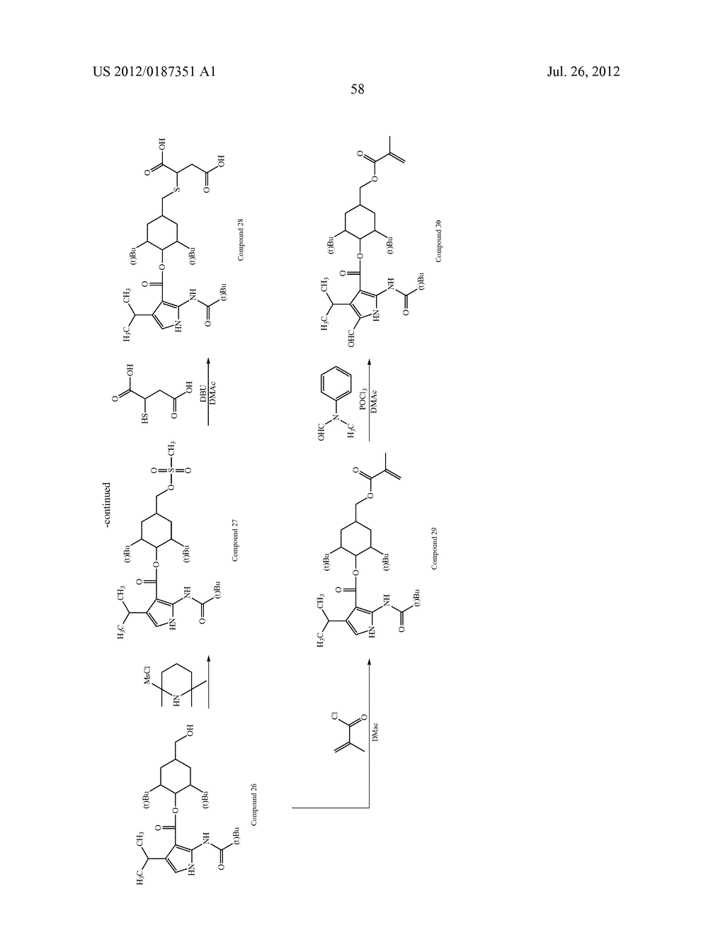 COLORANT MULTIMER, COLORED CURABLE COMPOSITION, COLOR FILTER AND METHOD     FOR PRODUCING THE SAME, AND SOLID-STATE IMAGE SENSOR, IMAGE DISPLAY     DEVICE, LIQUID CRYSTAL DISPLAY DEVICE AND ORGANIC EL DISPLAY WITH THE     COLOR FILTER - diagram, schematic, and image 61