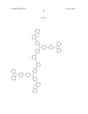 AROMATIC AMINE DERIVATIVE, ORGANIC DEVICE MATERIAL AND     HOLE-INJECTION/TRANSPORT MATERIAL AND ORGANIC ELECTROLUMINESCENT ELEMENT     MATERIAL EACH COMPRISING THE DERIVATIVE, AND ORGANIC ELECTROLUMINESCENT     ELEMENT diagram and image