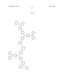 AROMATIC AMINE DERIVATIVE, ORGANIC DEVICE MATERIAL AND     HOLE-INJECTION/TRANSPORT MATERIAL AND ORGANIC ELECTROLUMINESCENT ELEMENT     MATERIAL EACH COMPRISING THE DERIVATIVE, AND ORGANIC ELECTROLUMINESCENT     ELEMENT diagram and image