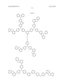 AROMATIC AMINE DERIVATIVE, ORGANIC DEVICE MATERIAL AND     HOLE-INJECTION/TRANSPORT MATERIAL AND ORGANIC ELECTROLUMINESCENT ELEMENT     MATERIAL EACH COMPRISING THE DERIVATIVE, AND ORGANIC ELECTROLUMINESCENT     ELEMENT diagram and image